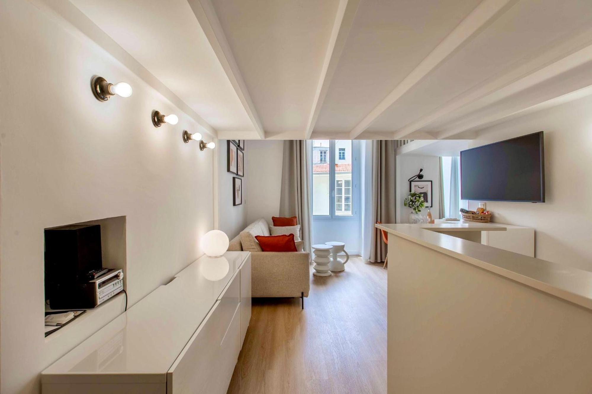 Suede Promenade Duplex Apartment At 1 Min From The Sea 2 Bathrooms Nizza Kültér fotó